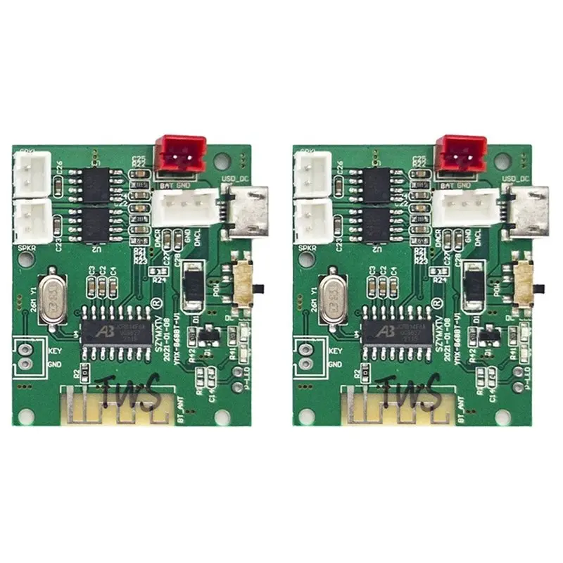 BT5.2 TWS 무선 모듈 전력 증폭기 PCBA 모듈 2 X 5W 오디오 플레이어 보드