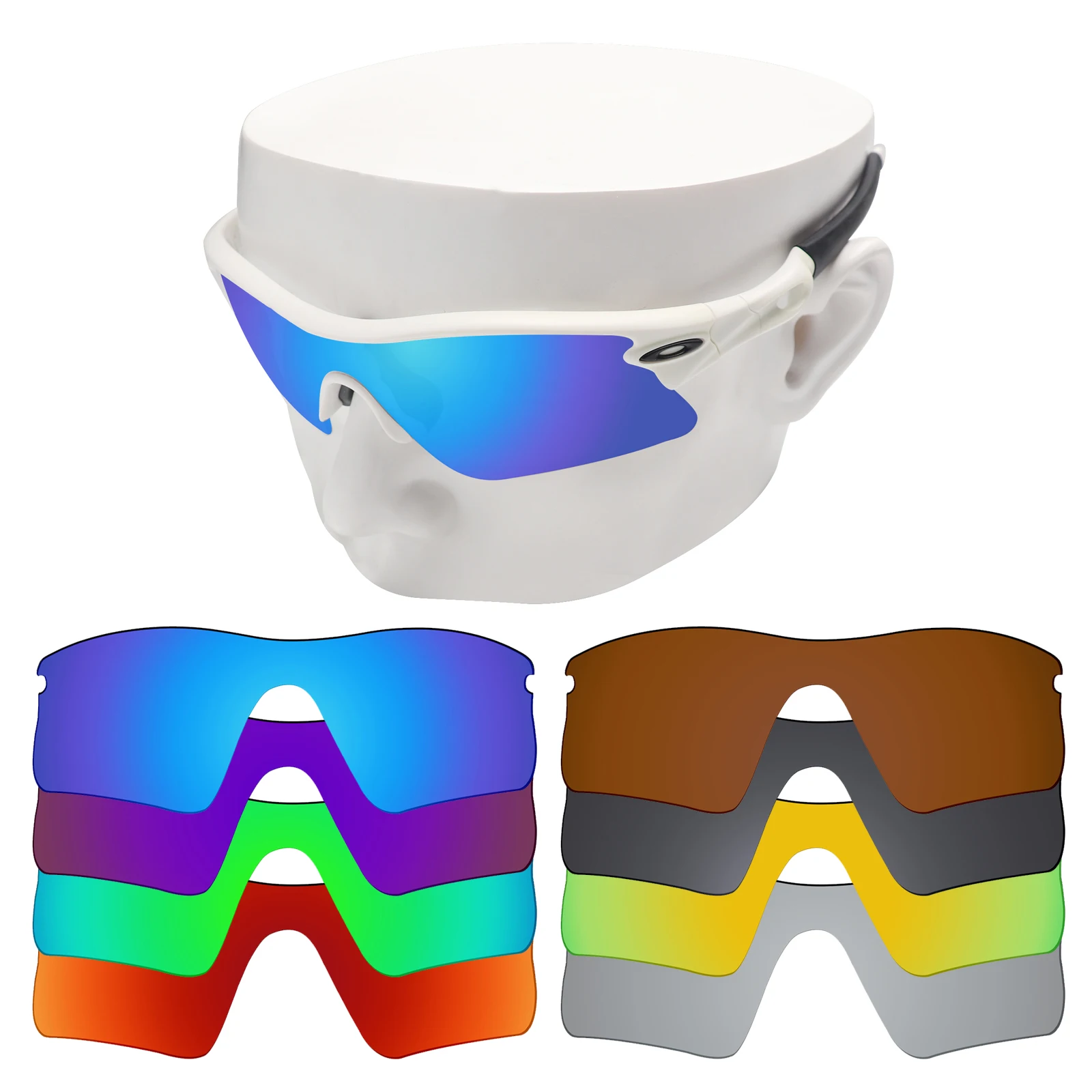Lenti Di Ricambio Polarizzate Oowlit Per Occhiali Da Sole Oakley Radar Edge Oo9184