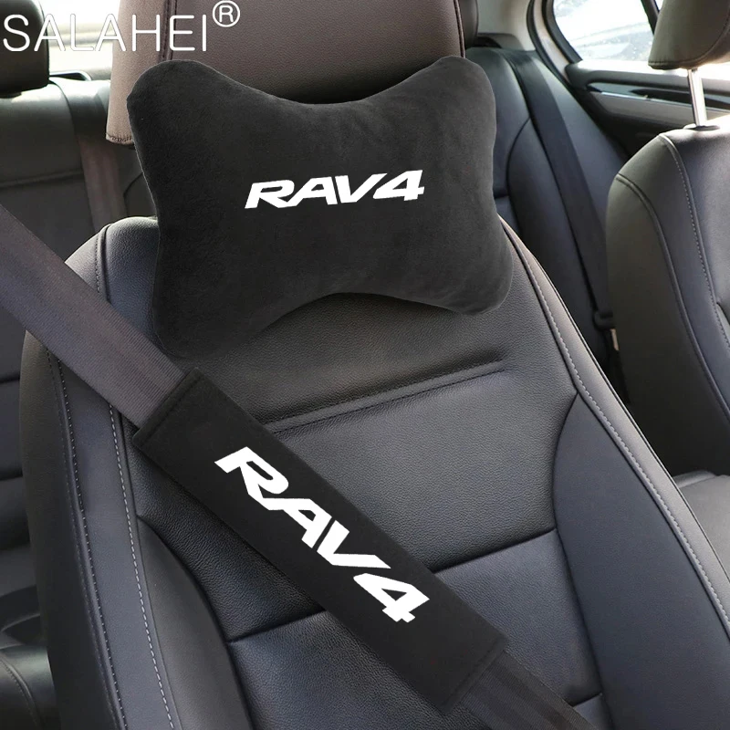 Car Seat Head Neck Rest Cushion Headrest Pillow Protector Shoulder Pad For Toyota Rav4 Xa50 Refit Car Accessories