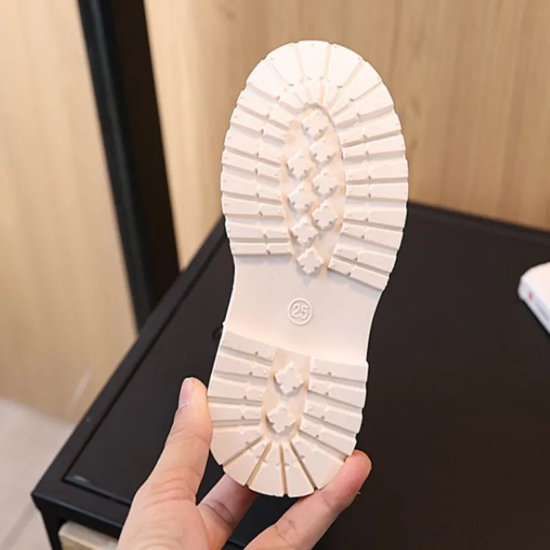 어린이 면화 신발 겨울 신상품 소년용 심플 다용도 말 부츠 소녀용  따뜻한 캐주얼 면화 부츠 플리스 스노우 부츠21-30