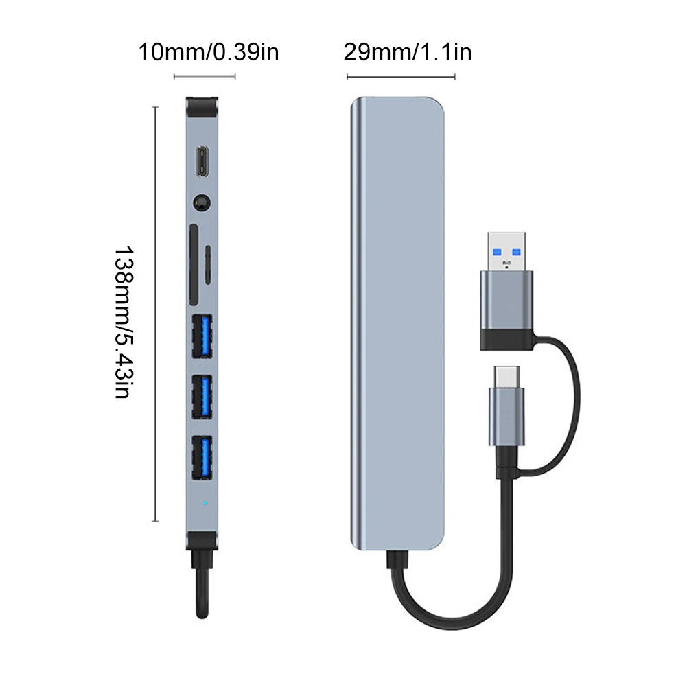 Adaptador multipuerto USB 5