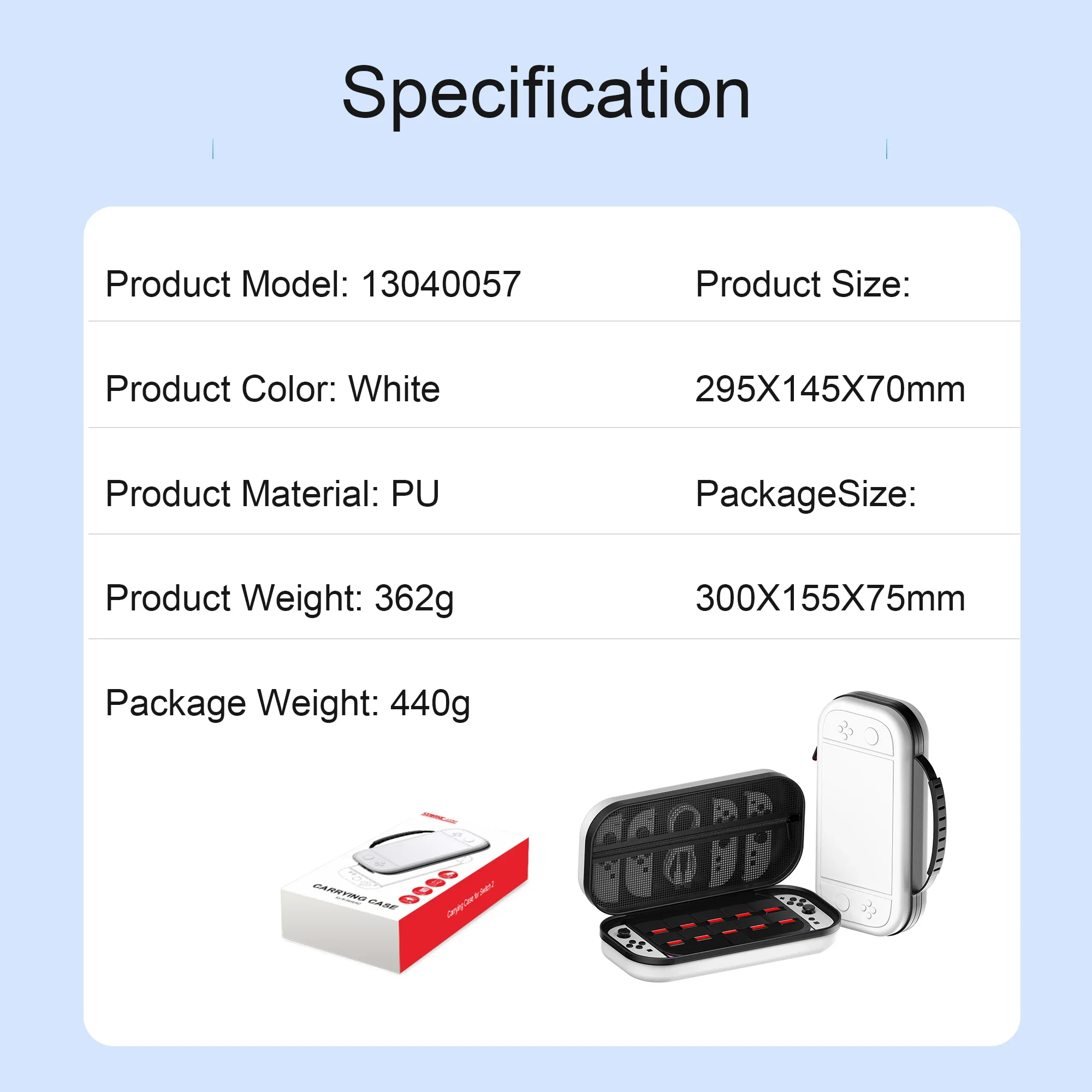 Housse de voyage console Switch 2