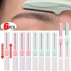 6PCS Retractable Eyebrow Trimming Knife Micro Eyebrow Razor Shaver Blades Safe Anti-scratch Eyebrow Shaving Tool Women Makeup 1
