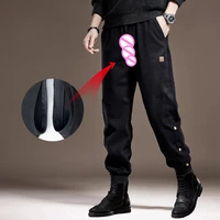 Thickened Cargo Men's Autumn and Winter Invisible Open Crotch Outdoor Sex Versatile Casual Pants High Street Trend Harlan Pant 1