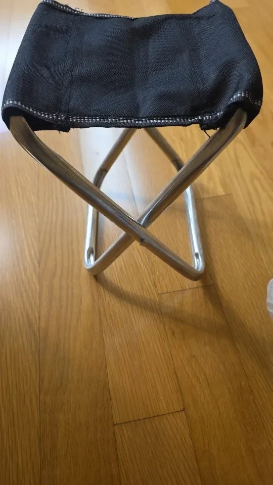 Tabouret de pêche pliable aluminium léger pour pêcheur nomade et sorties extérieures