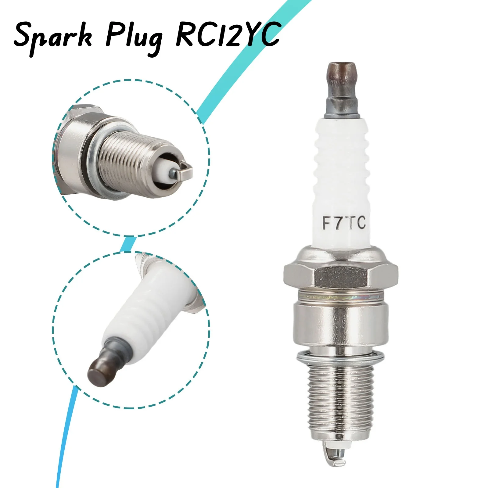 

1x Spark Plug RC12YC 992304 For Over Head Valve Engines/OHV Engines 450E/500E/550E /575EX 625E Home Garden Tool-Parts