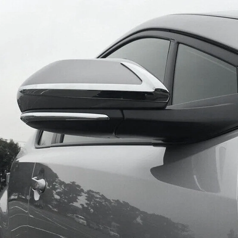 For Toyota C-HR CHR-Chrome Side Rearview Mirror Moulding Decoration Trim Strips Cover