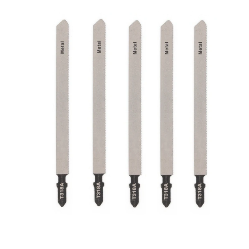 

Лезвия для сабельной пилы T318A, Т-образный хвостовик 21Tpi, длина 132 мм, для резки листового металла, быстрорежущая сталь, лезвие для электроинструмента, лезвие для резки дерева и ПВХ