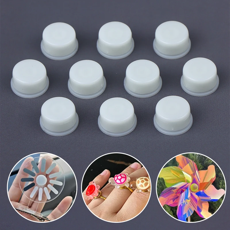 미니 회전 베어링, 고부드러운 DIY 공예 액세서리, 휴대폰 케이스용 턴테이블 부품, 헤어핀 비즈 스피너 10/20개