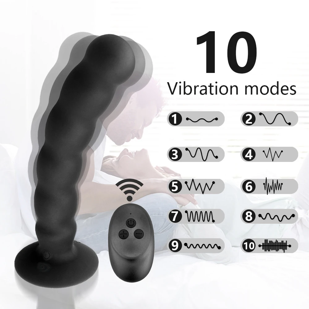 Anal Plug Vibrator Dildo Sex Toys Female Sex Toys Vibrator Sex Toy Anal Masturbator Prostate Massage Anal Beads Vibrator Anal Plug Sex Toys for Man Butt Plug Men Suction Cup Dildo Toys for Woman Gay Adults