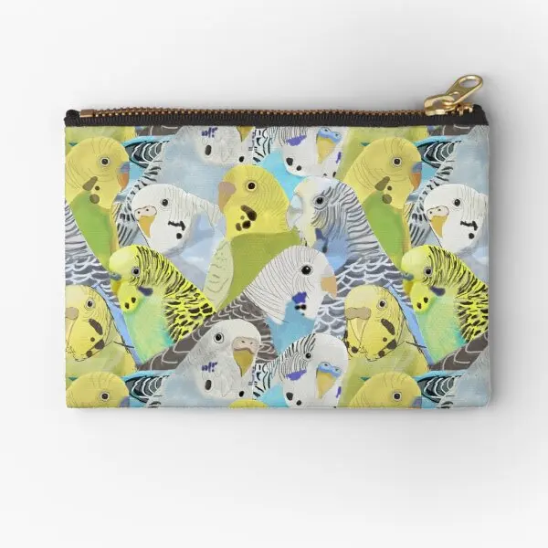 

Budgie попугаи кармашки на молнии монеты для женщин мужчин Трусики Упаковка носки маленькая сумка Нижнее белье деньги чистый кошелек ключей косметика