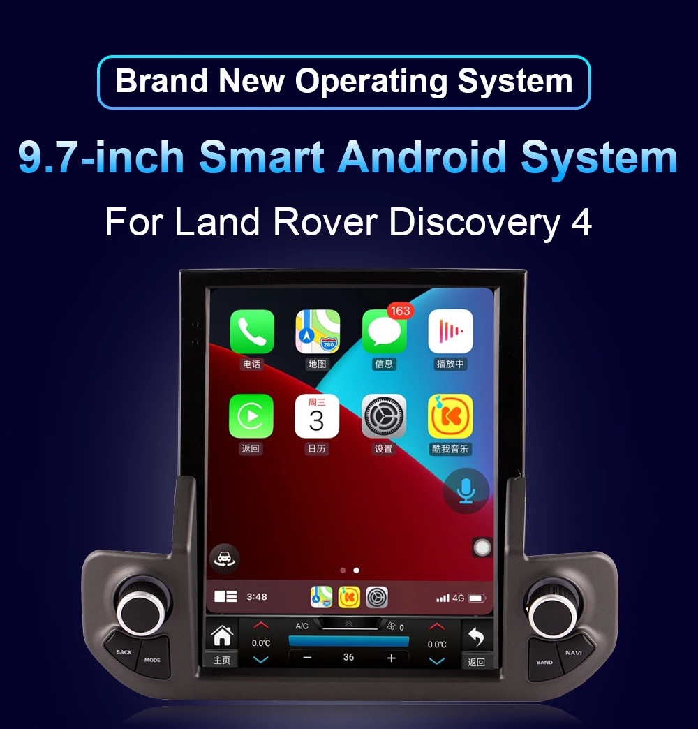 Android 15 For Land Rover Discovery 4 LR4 2009-2016 Car Radio Automotive Multime