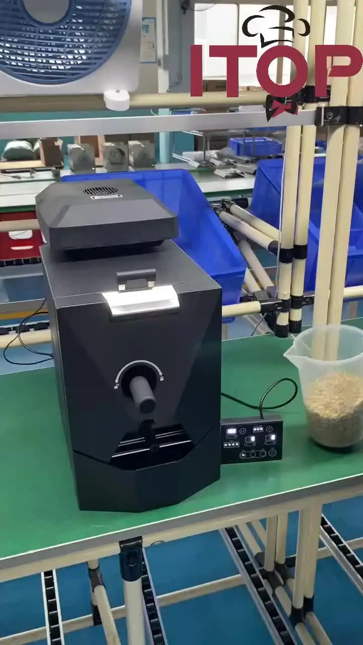 2 kg petite torréfacteur de café machine de torréfaction de grains de café en acier inoxydable