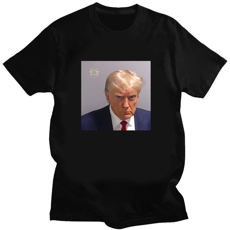 

Funny Trump Print Tshirt Humor Donald John Trump Men O-neck Short-sleev Summer Fashion Tee Shirt Casual Streetwear Male Tops