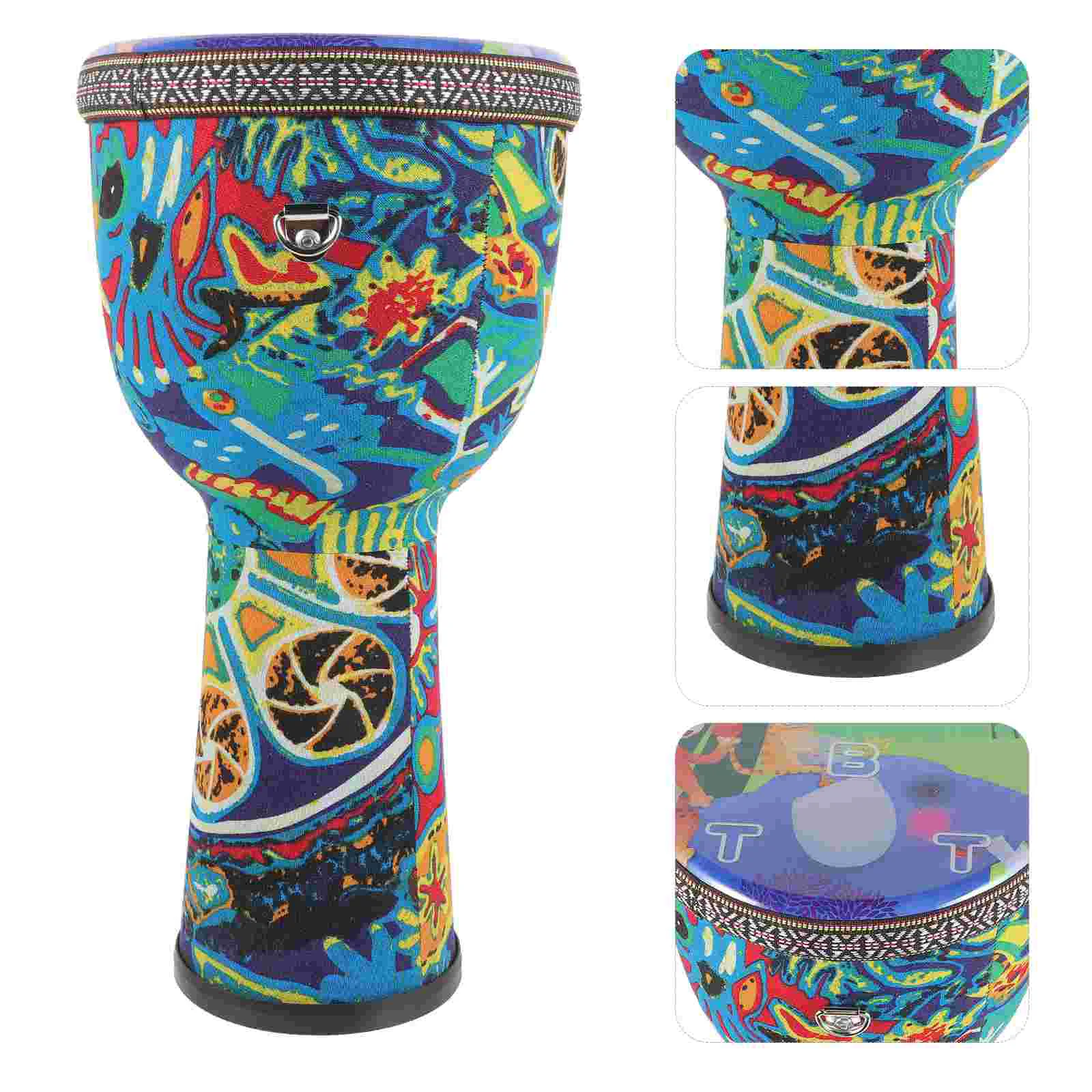 

Африканский Djembe, ручной барабан для начинающих, перкуссионный барабан с рисунком, ручной барабан для выступлений, перкуссионный инструмент для детей
