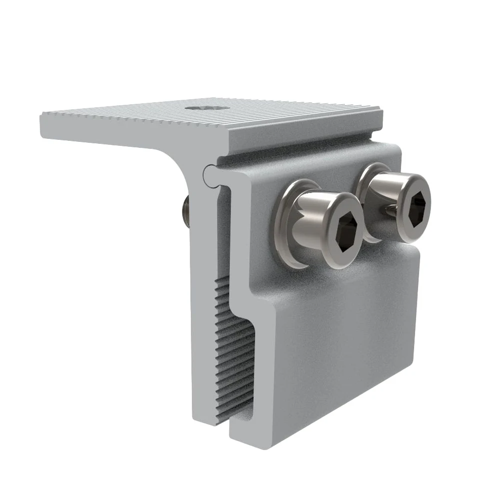 Solar Panel Bracket Photovoltaic PV Panel Roof Standing Seam Clamp Sheet Seam Clamp Mounting Solar Pv 1/4Pcs