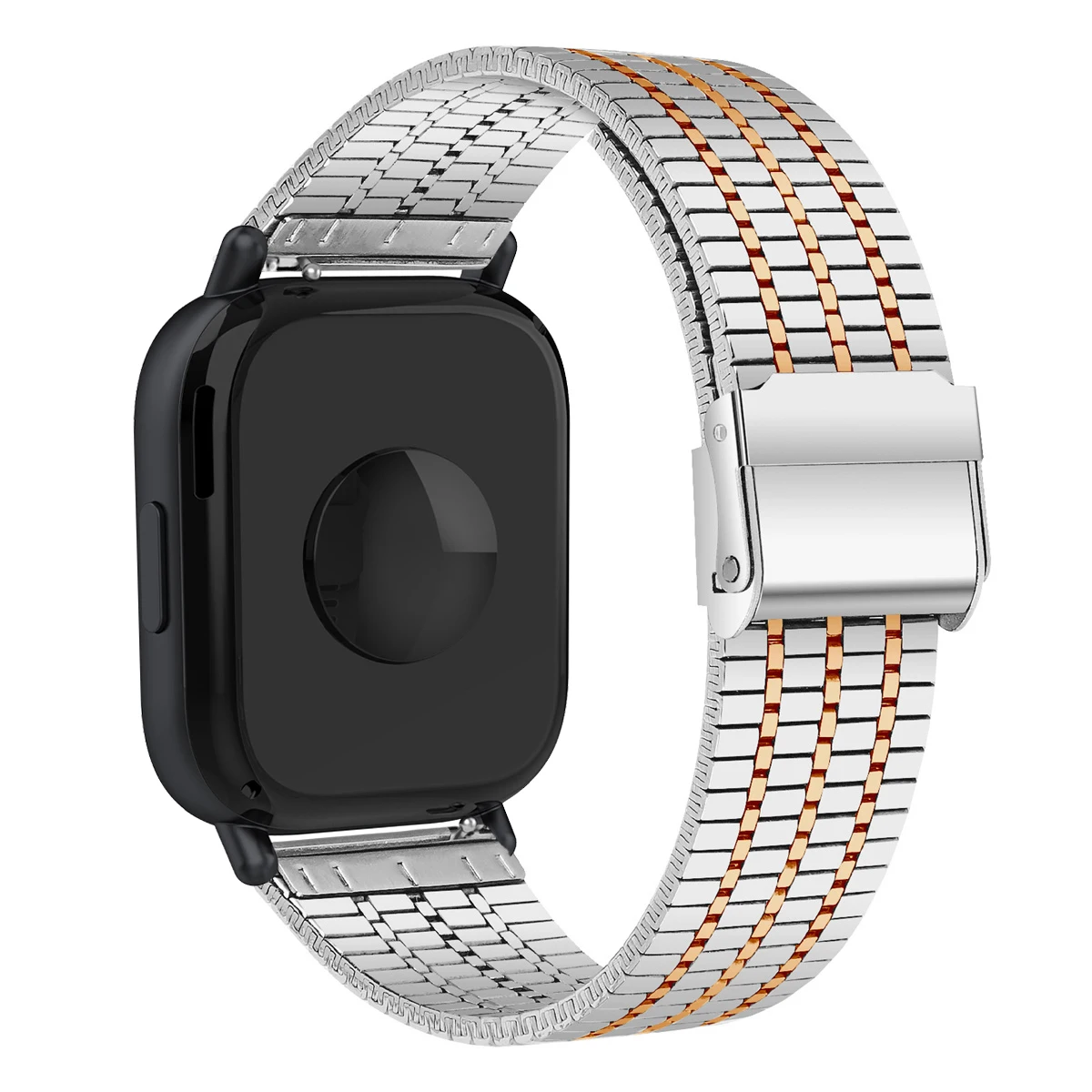 Premium Metal Stainless Steel Strap for Smartwatches - Elegant Watchband Bracelet