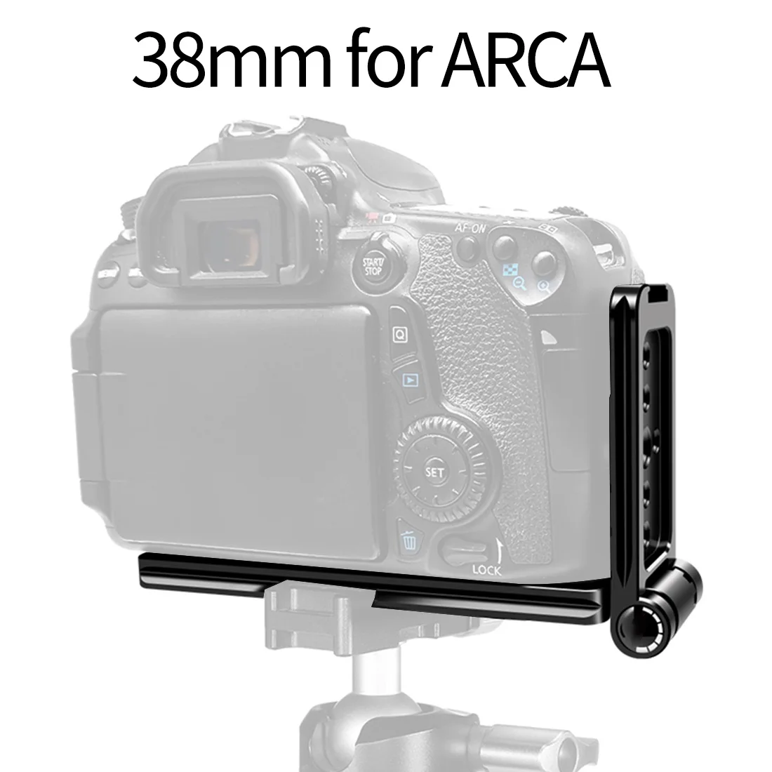Universial L-plate Quick Release Plate Folding 38mm Arca Swiss 1/4 Hole QR Plate