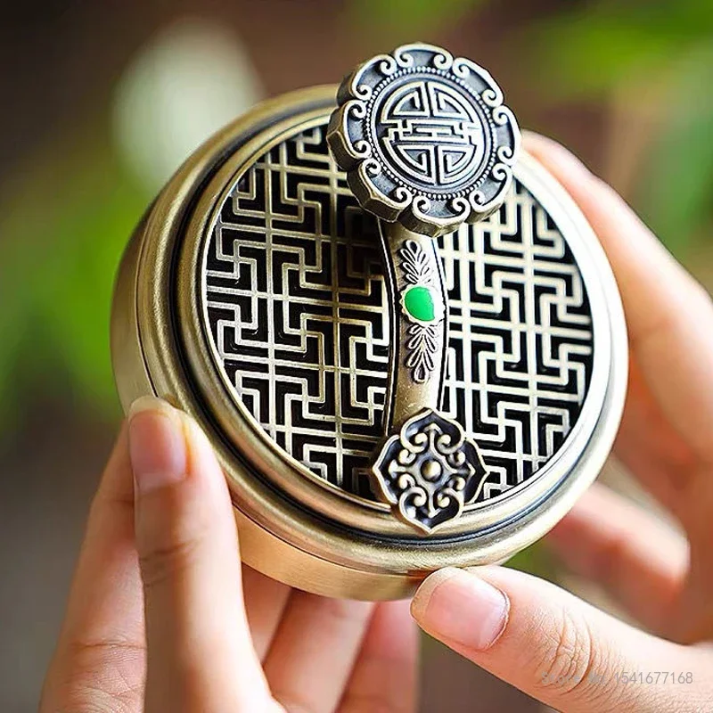 Chinese Style Incense Burner, Alloy Fragrance Stove, Retro Zen Decoration, Creative Craft, Home Indoor, Living Room, Tea Ceremon