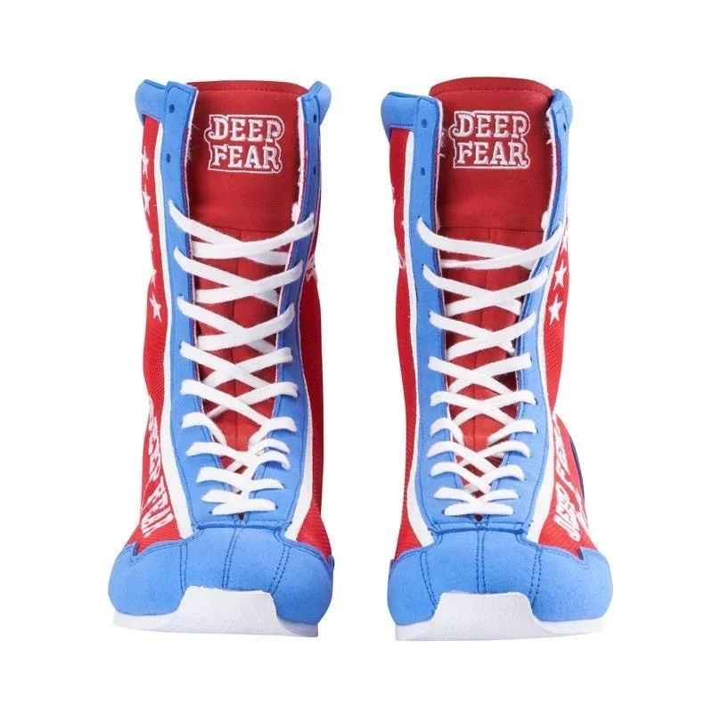 Professional Boxing Training Shoe Couples Red Wrestling Shoes Men Women Designer Flats Indoor Sports Shoe Fighting Boots Boy