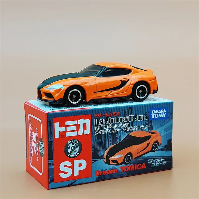 TOMY Fast & Furious Toyota Supra Nissan GTR Alloy Car Diecasts & Toy Vehicles Car Model Miniature Scale Model Car For Children - Toyota SUPRA GR