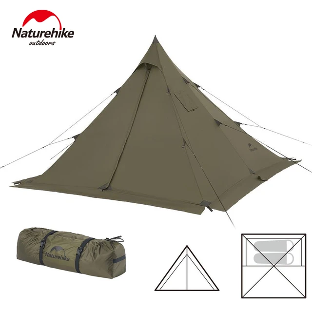 KAZOO Family Camping Tent Large Waterproof Tipi Tents, 52 OFF