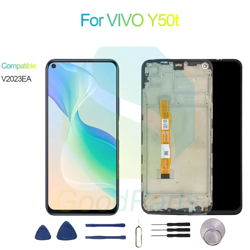 

For VIVO Y50t Screen Display Replacement 2340*1080 V2023EA For VIVO Y50t LCD Touch Digitizer