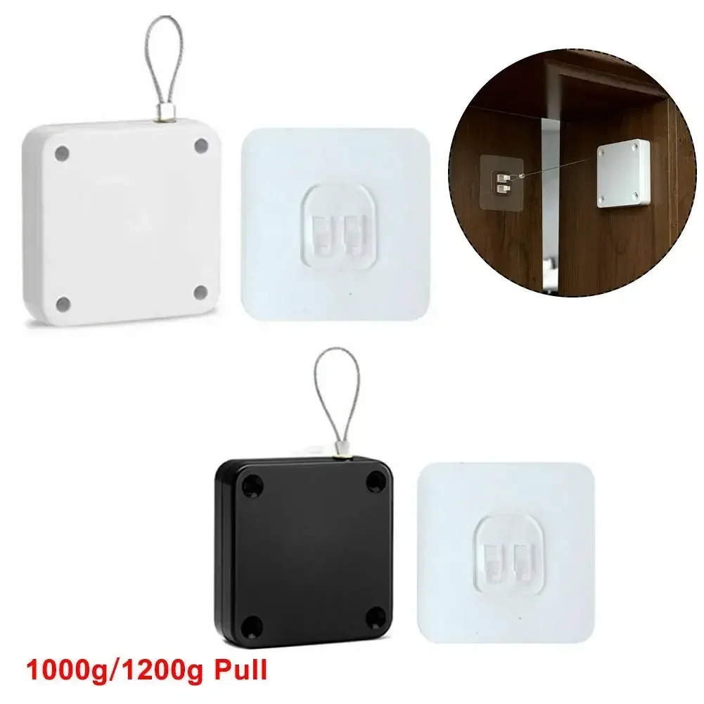 Punch Free Automatic Sensor Doors Closer Telescopic Sliding Door Quick Installation High Temperature Resistance