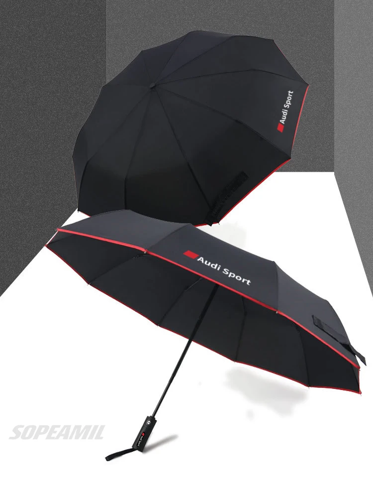 Car Automatic Folding Sun Protection Umbrella UV Sunshade for Audi Sport A1 A3 A4 A5 A6 A7 A8 S3 S4 S5 S6 Q3 Q5 Q7 Q8 RS3 RS4 TT