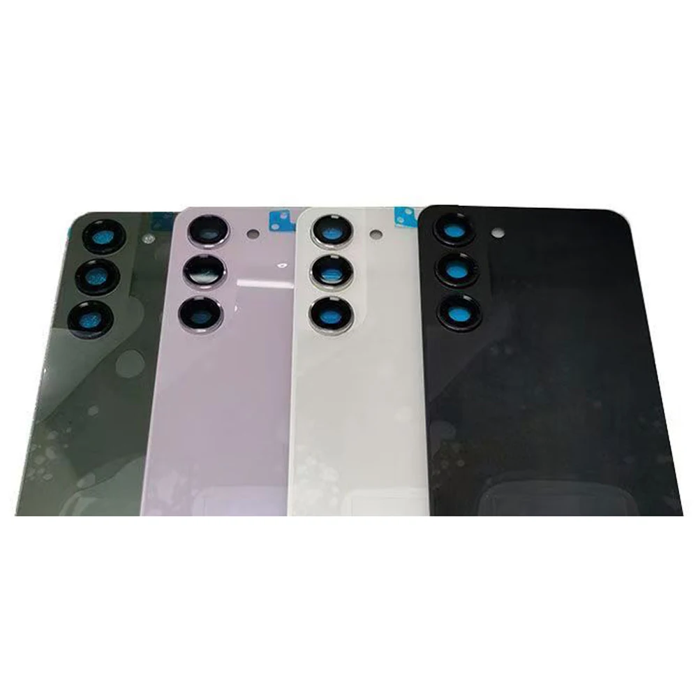 SM-S23 5G/S23 PLUS 5G/S23+ 5G용 새(OEM) 유리 후면 커버 케이스 후면 유리 배터리 하우징+접착제+카메라 렌즈