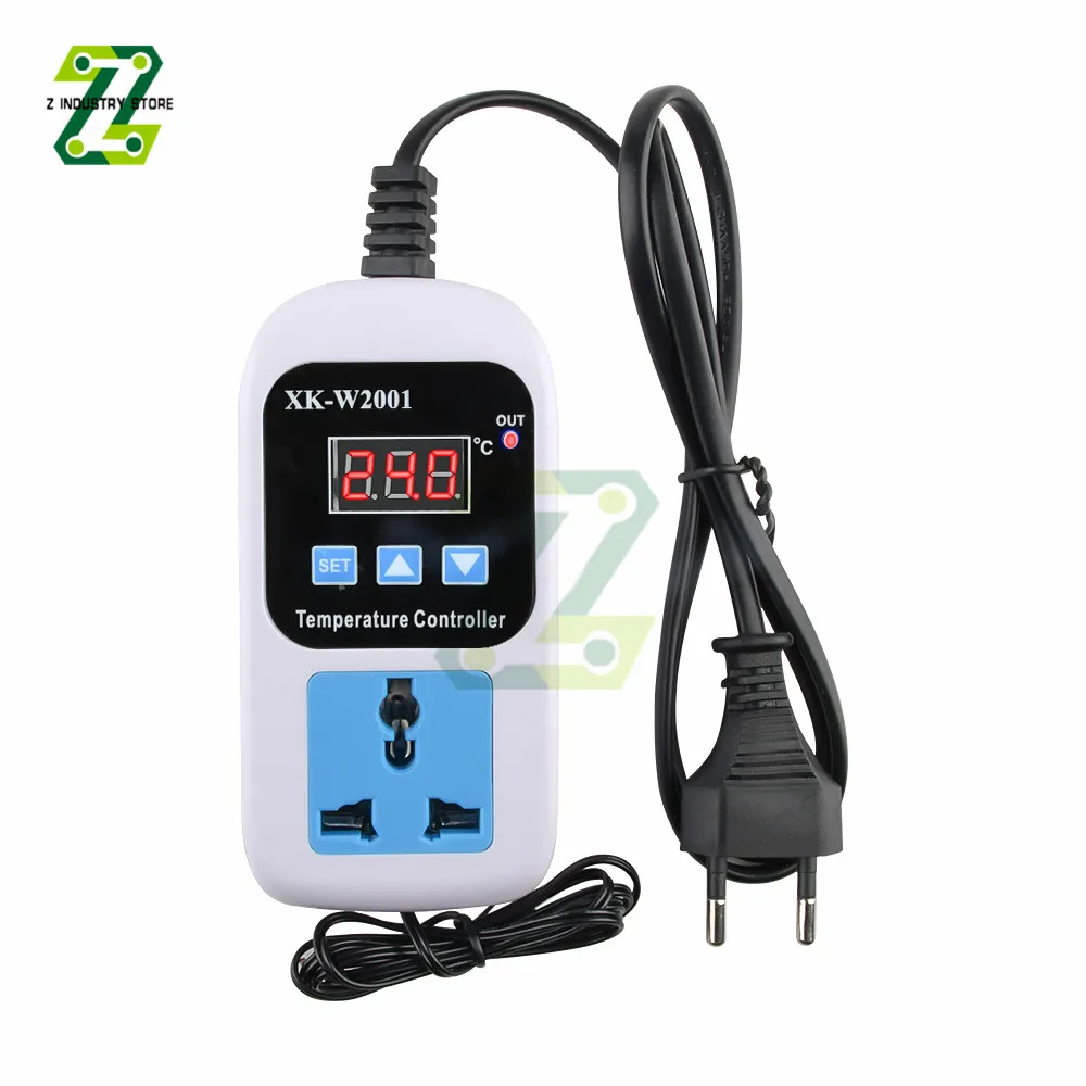 

XK-W2001 Electronic Temperature Control Socket Thermostat Control Fully Automatic Switch Adjustable Digital Display