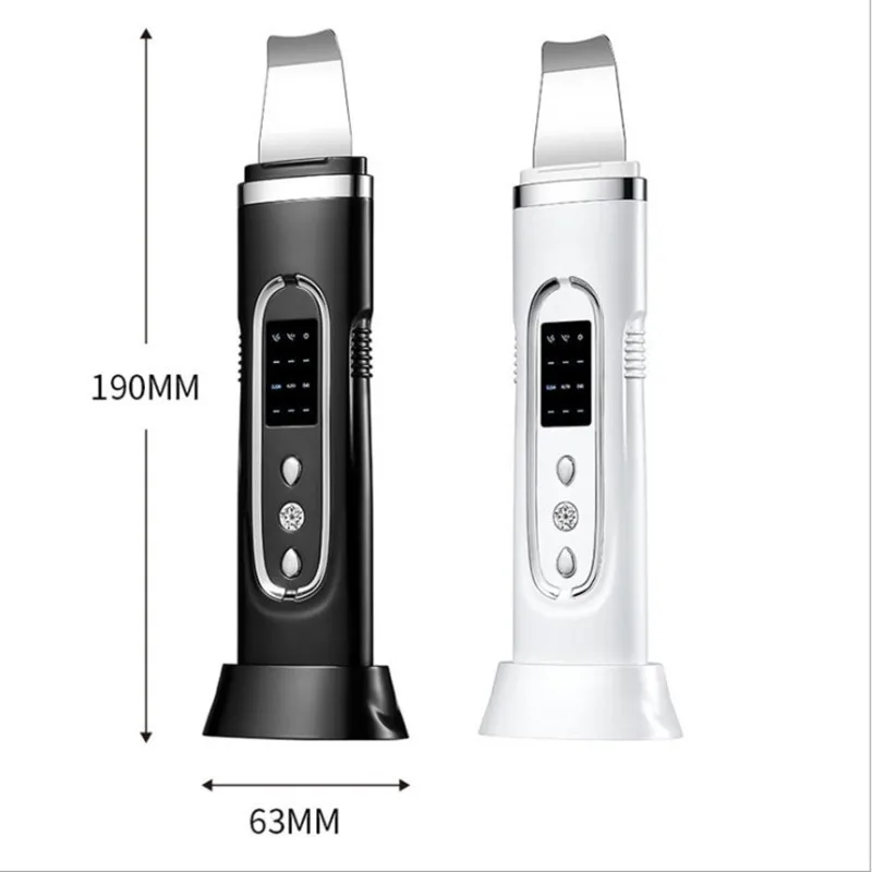 EMS Lifting Machine Peeling Exfoliante Ion Facial Blackheads Remover Beauty Device Ultrasonic Skin Cleaner Face Scrubber