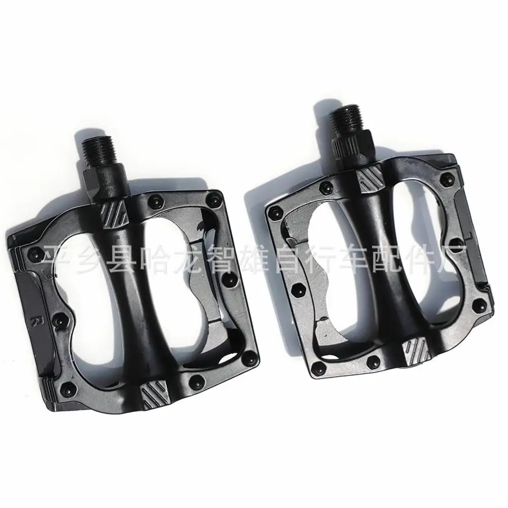 

Mountain bike pedal bicycle pedal aluminum alloy pedal aluminum double steel ball foot pedal non-skid pedal accessories