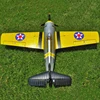 LX/Lanxiang/Sky Flight Hobby F4F Yellow Wildcat Propeller Warbird Airplane ARF/PNP 3