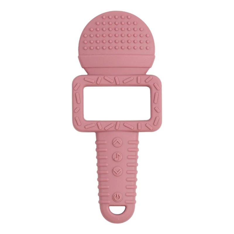 

Silicone Teether Baby Teething Toy Pacifier Chain Pendant Infant Sensory Chewer
