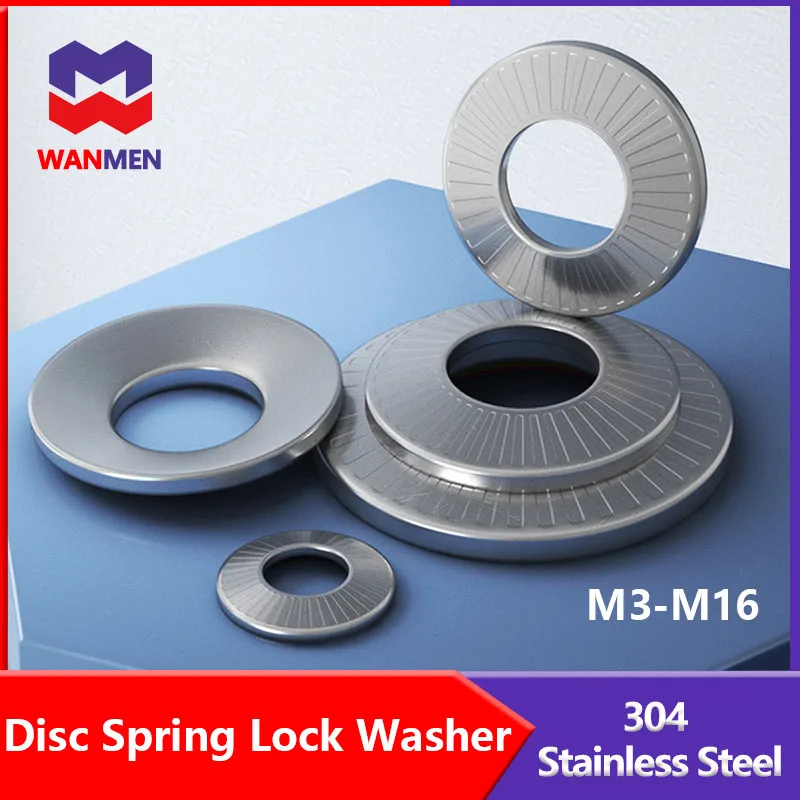 304 Stainless Steel Lock Washer 304 Stainless Steel Disc Spring 304 Stainless Aliexpress