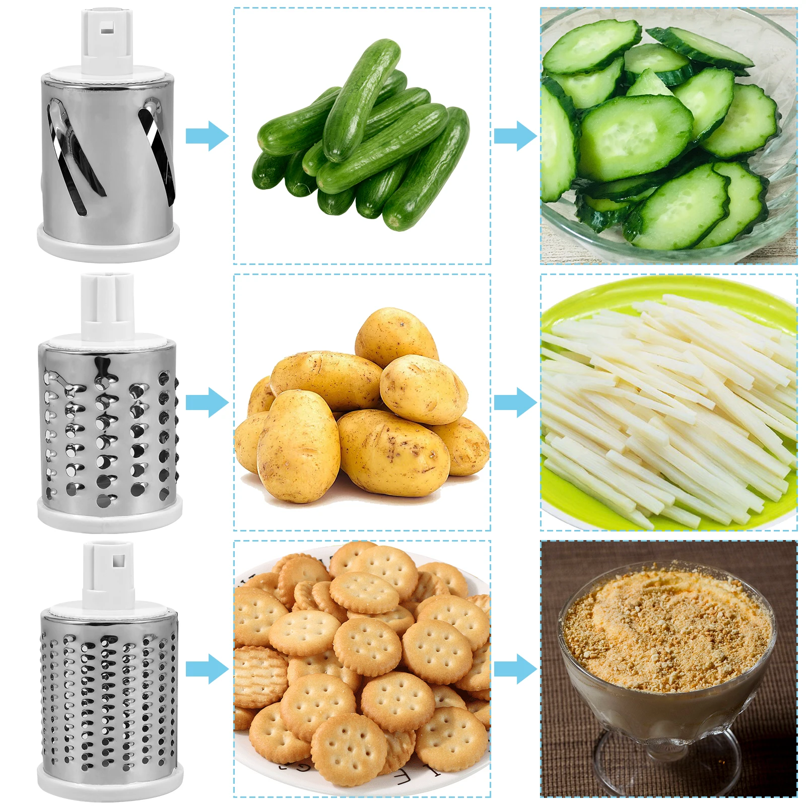 Easy and Efficient Cheese Grating with Zyliss Rotary Grater