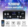 Upgraded AK55 1200W Mini Hi-Fi Digital bluetooth-compatible 5.0 110-240V Wireless Power Amplifier for Car Home Audio Use 3