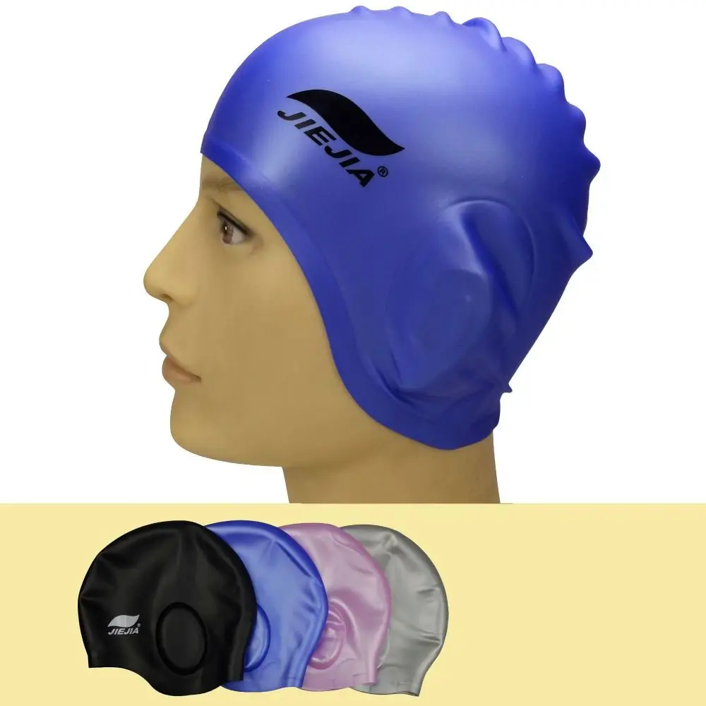 

Comfortable Ultrathin Bathing Caps Hot Spring Swimming Cap Training Swimming Cap Protect Ears Swimming Equipment