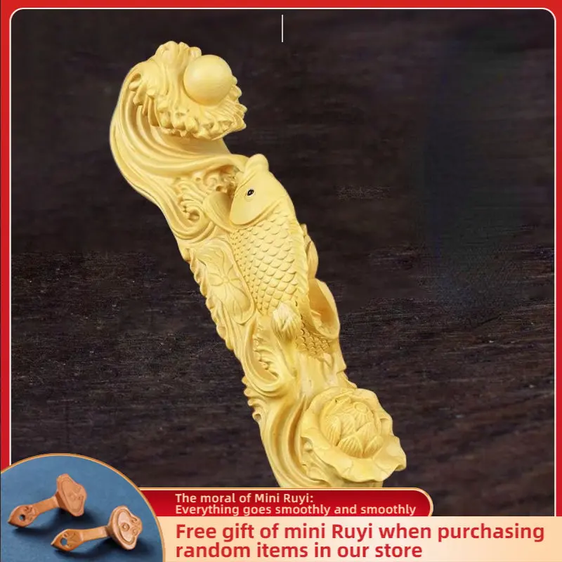 

Cliff Cypress Wood Carving Ruyi Meaning Be As Lucky As Desired Send Elders Wood Carving Mainland China Figurine Moderne Artware