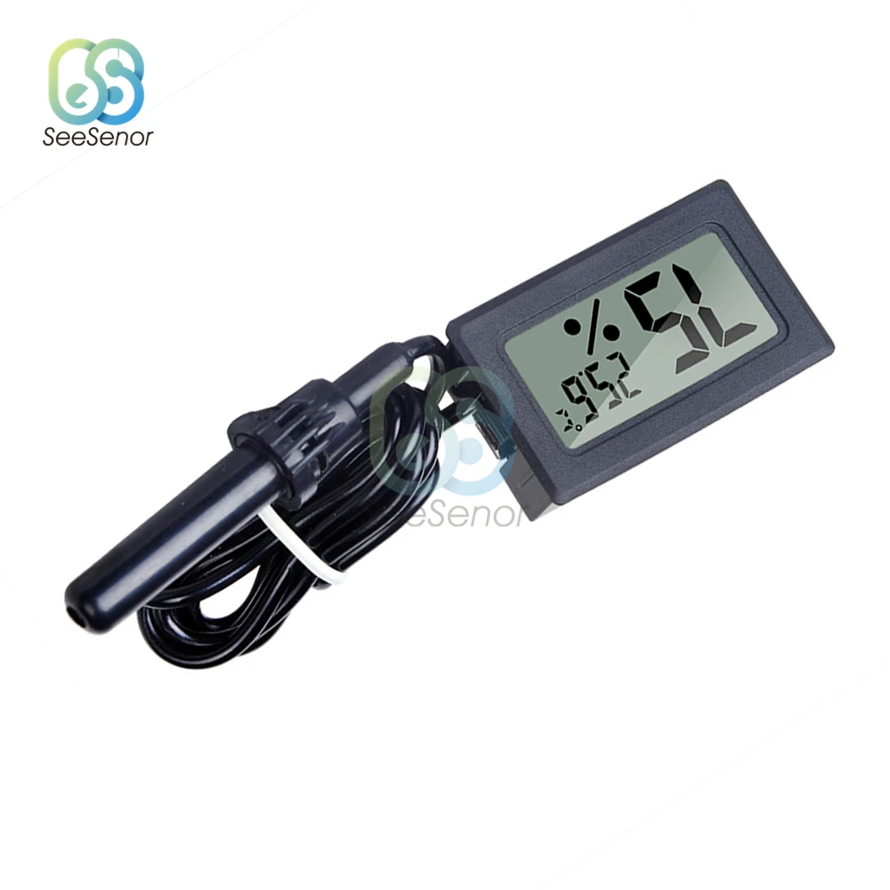 Mini Indoor Thermometer LCD Digital Temperature Meter Room Hygrometer Gauge  Seno