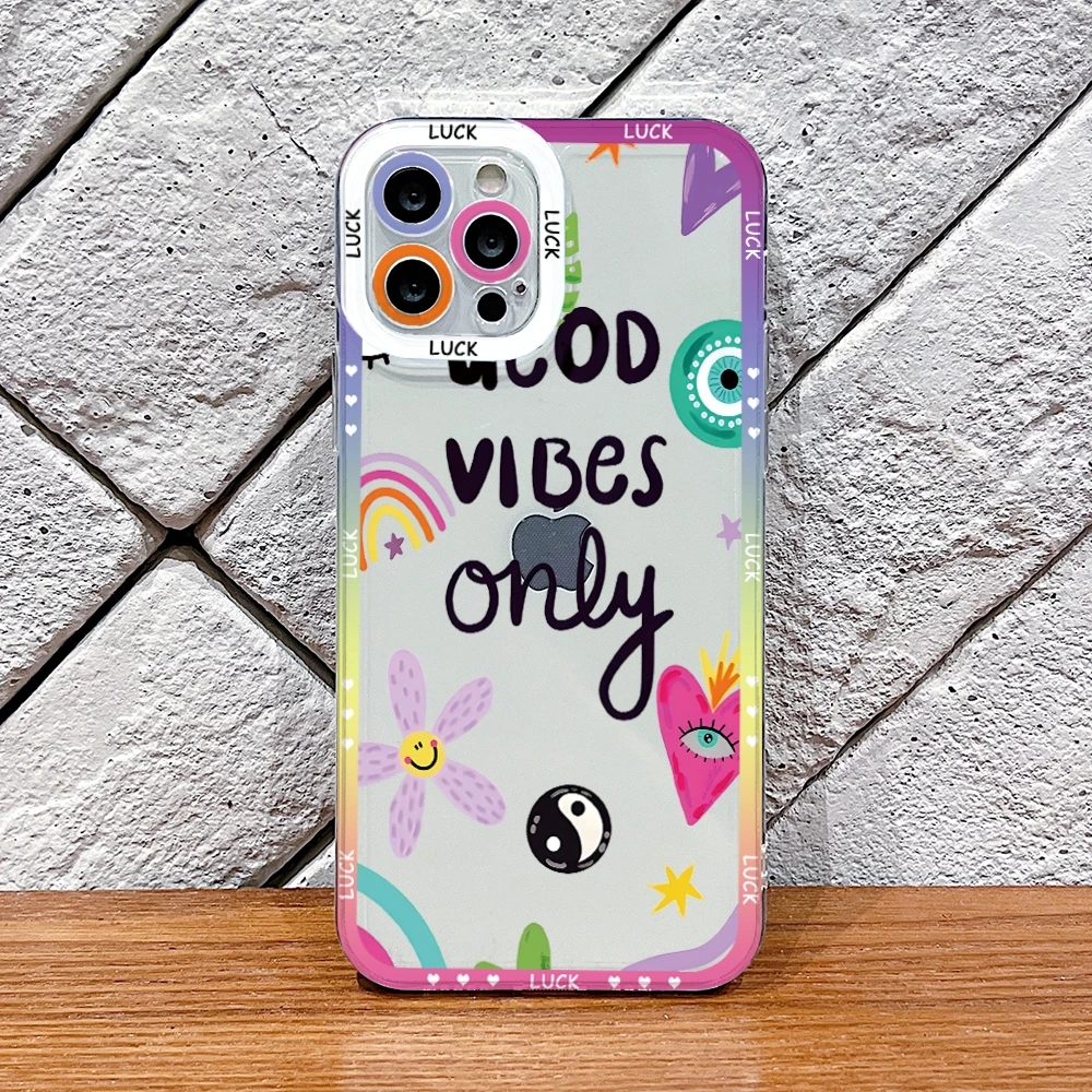 Turkish Blue Evil Eye Transparent Phone Case