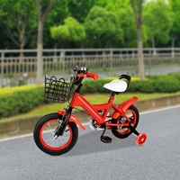 Vélo pour enfants de 12 pouces avec siège et guidon réglables pour les âges de 2 à 4 ans, capacité de 176 lb, freins doubles, léger (16 lb), comprend un panier et une sonnette 6