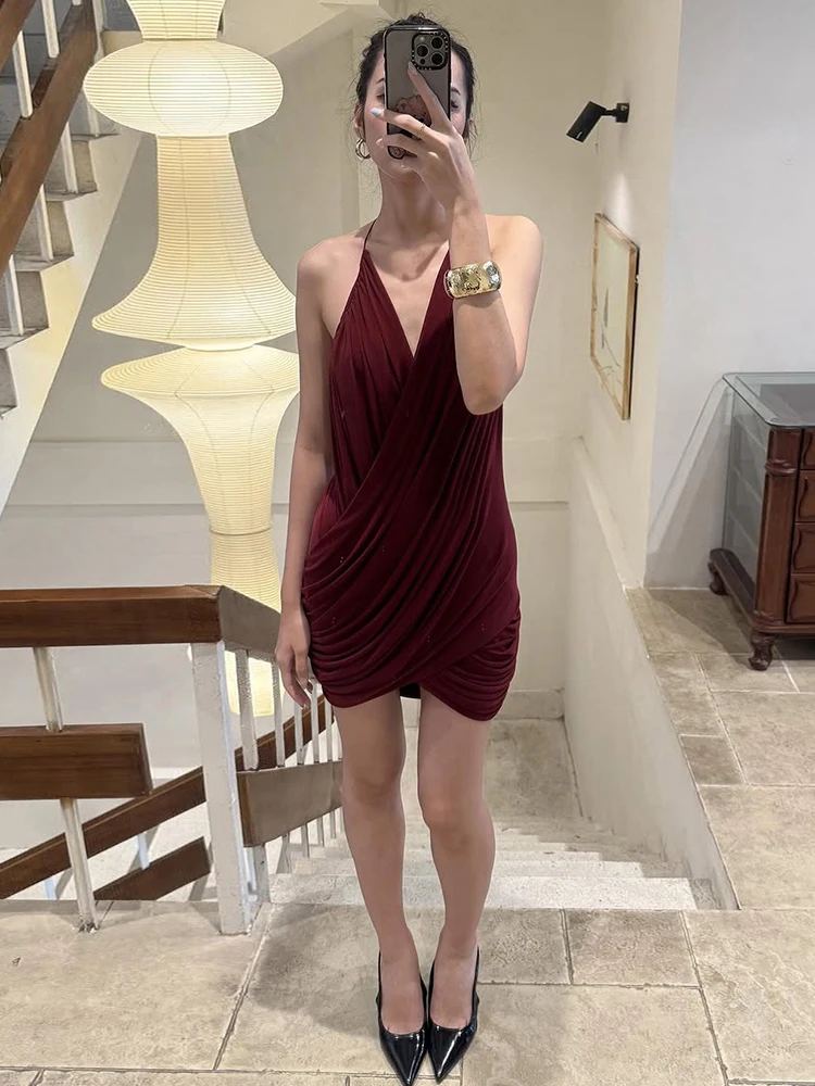 Nibber Birthday Party Cross Dress Women Elegant Sleeveless Stretch Midnight Clubwear Hottie Patchwork Skinny Simple Mini Bodycon