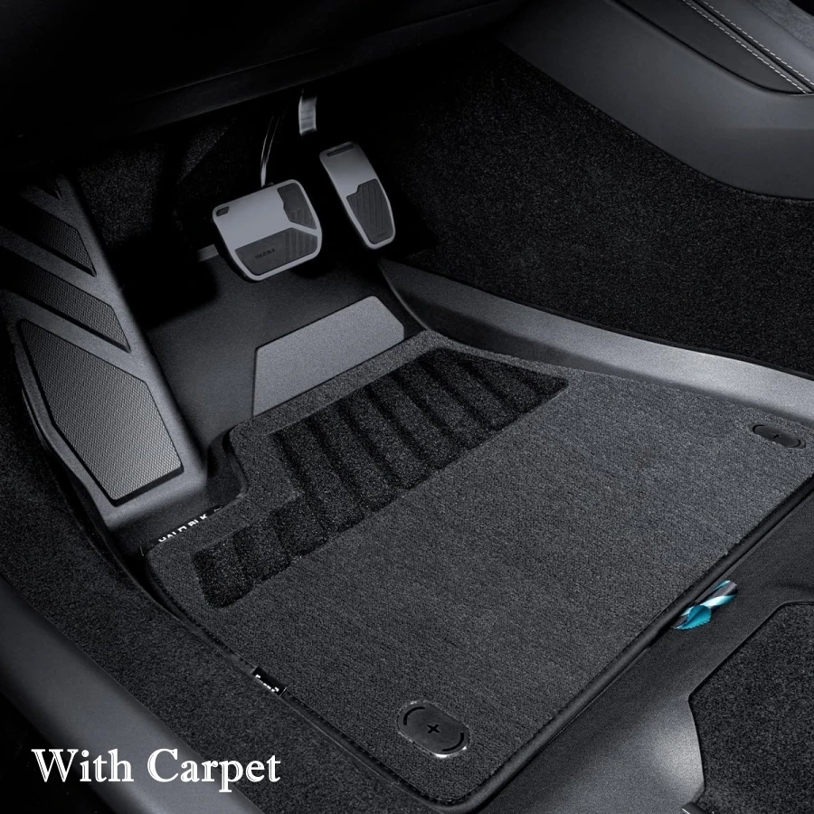 Tappetini a doppio strato con tappeto in Nylon compatibile con Tesla Model S 2023 2024 rivestimenti per pavimenti ecologici per tutte le stagioni  34