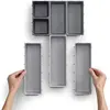 7pcs Drawer Kitchen Storage Box Cutlery Organizer Free Combination Separated Multifunction Sundries Stationery Desk Storage tray 1