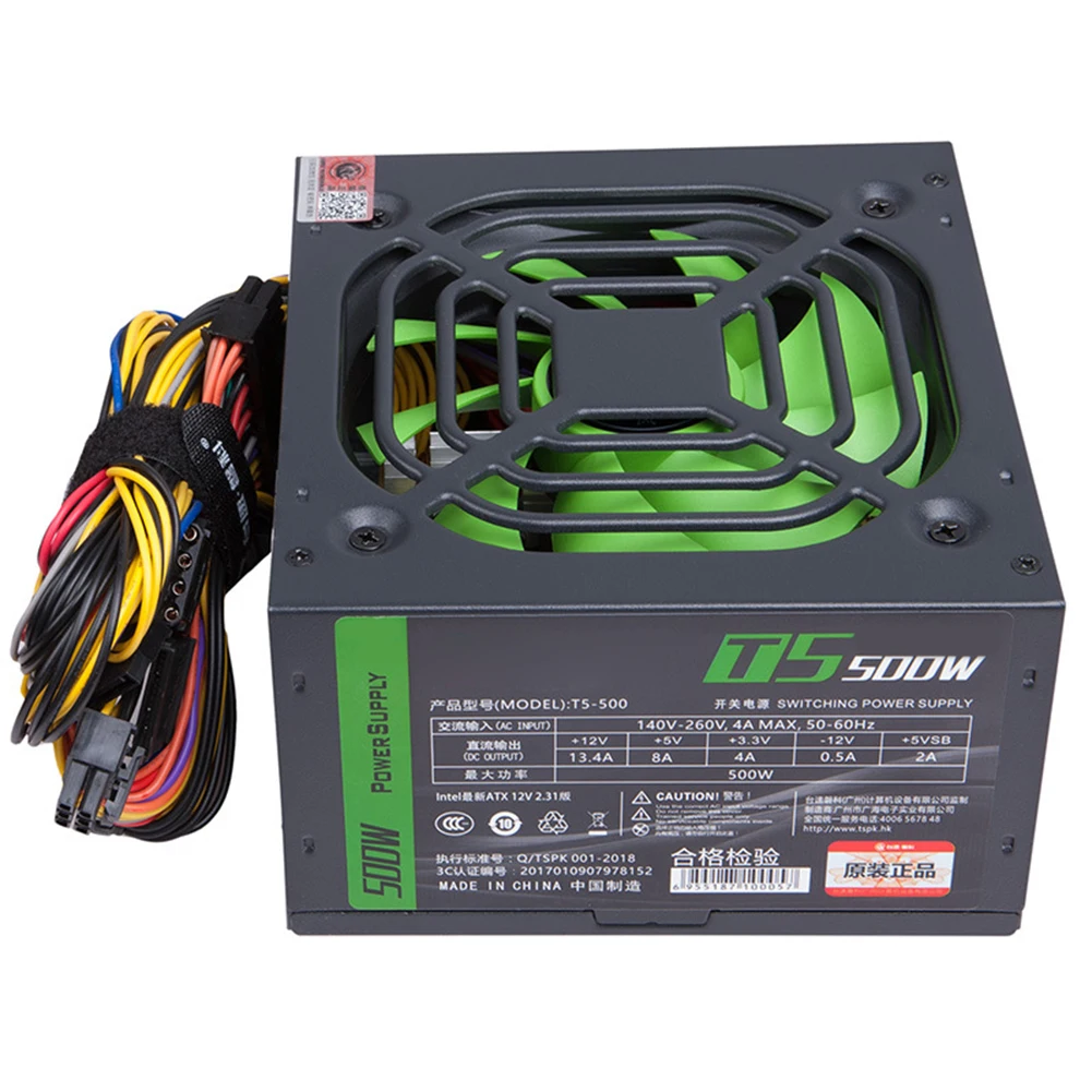 Silent Gaming pc Módulo de Alimentação Dual 6pin Atx Fonte de Alimentação Sata Six Protection Desktop pc Computador