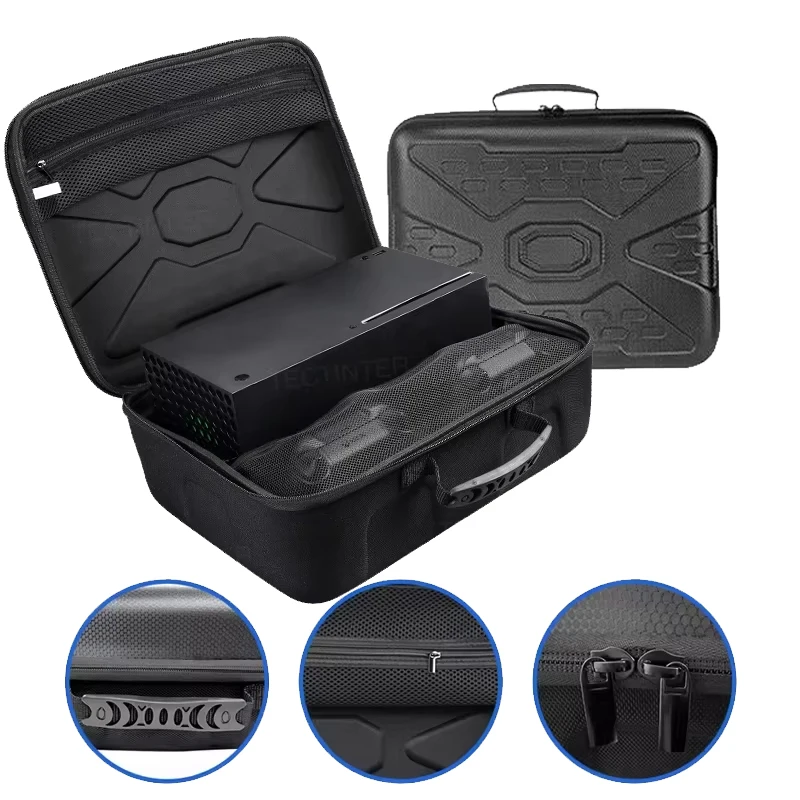 Étui de transport rigide coque pour Xbox Series X console et manette de voyage