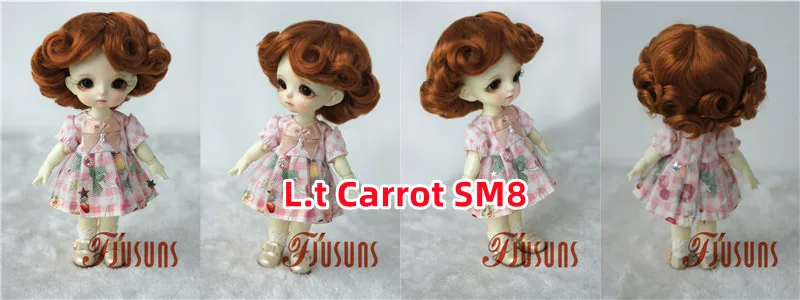 【JUSUNS】JD369 1/8 1/6 1/4 1/3 YOSD MSD SD DOD Unisex Cupid Curl Synthetic Mohair BJD Wig OB 6-7inch 7-8inch 8-9inch Doll Hair