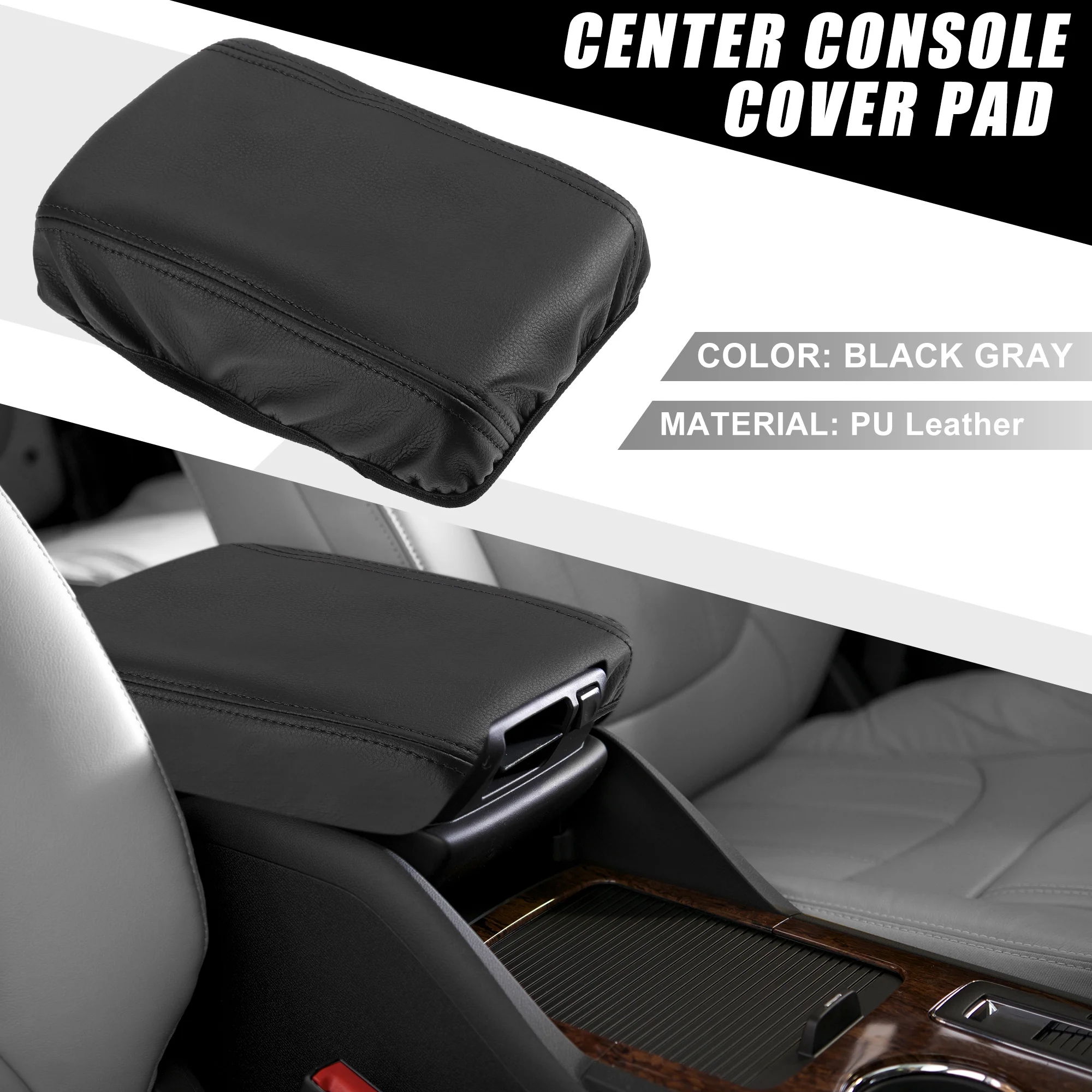 X Autohaux Car Center Console Pad Bracciolo Impermeabile Seat Box Cover Protector Per Toyota Corolla Cross 2022 Nero
